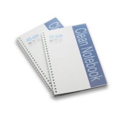 Cleanroom A5 Notebook with Spiral