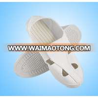 wholesale high quality cleanroom 4 wholes esd PVC antistatic white shoes