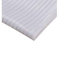 Knitted 99% Polyester 10mm Stripe Cleanroom ESD Glove Fabric Antistatic Glove Cloth