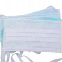 Factory Direct Non Woven 3 Layer Disposable Tie-on Facial Masks